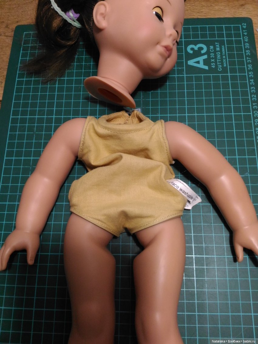 Что внутри у куклы Gotz с набивным телом (рекомендации к перетяжке) (фото 6)
