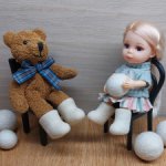 Валенки для кукол, игрушек и зверушек