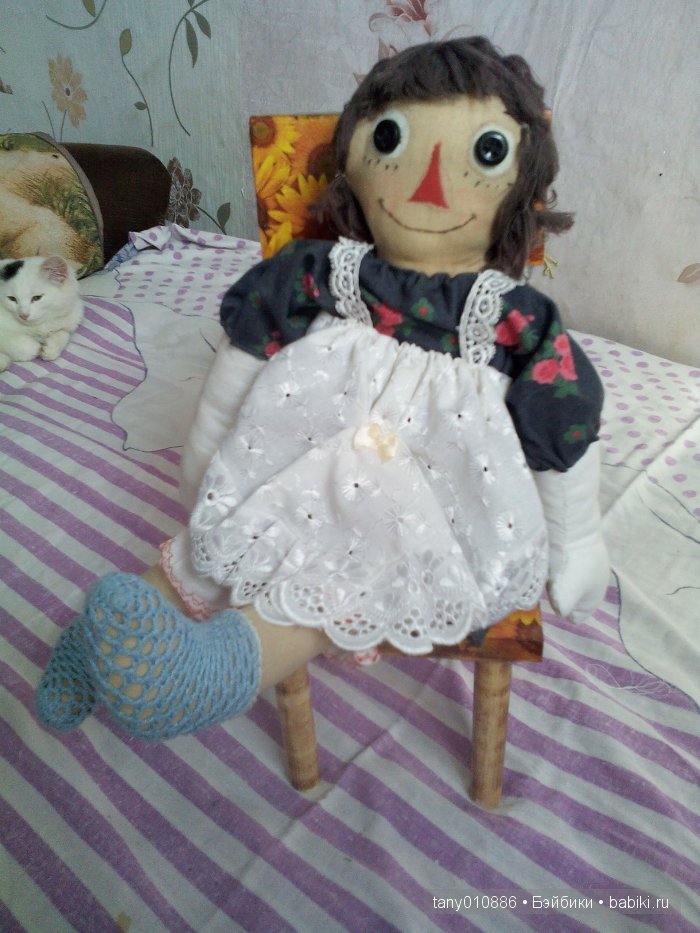 Моя тряпичная Энн | Бэйбики Моя тряпичная Энн — Авторские текстильные куклы: Вальдорфские (фото 8)