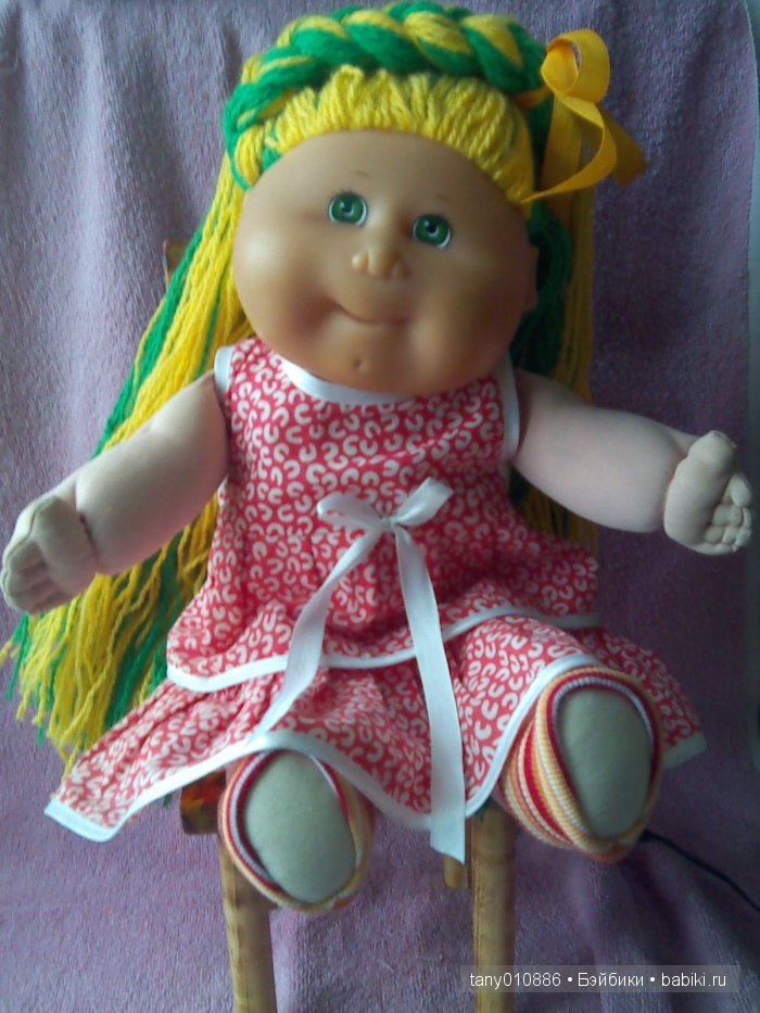 Капустный найденыш — Реставрация и преображение кукол: ремонт (фото 9)