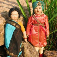 Текстильные индийские куклы!