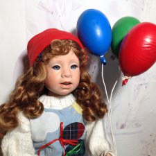 Кукла "Вечеринка с шарами" Party Balloons от Джулии Гуд Крюгер.