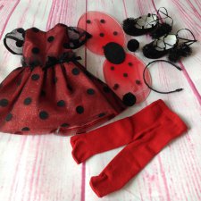 Оригинальный аутфит Ханны Божья коровка(Ladybug) 2018 г. от Готц(Gotz).