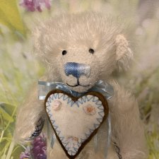 Коллекционный мишка Зэпп с печенькой от Gotz (Готц).Новый.