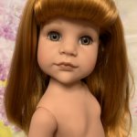 Редкая рыжая Ханна с собачкой 2017 г. от Gotz (Готц).Полный комплект.