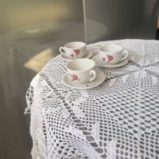 Филейная скатерть для антикварок. Ручная работа крючком. Филейная скатерть для антикварок. Ручная работа крючком.