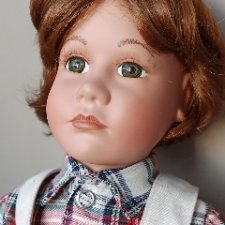 Фарфоровая кукла 45 см Deko-puppe Германия
