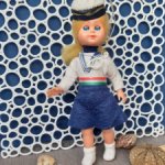 Сувенирная кукла Querzola Италия 70 е гг 22 см.