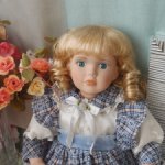 Фарфоровая кукла 45 см Германия