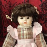 Фарфоровая кукла 38 см Германия 90 е