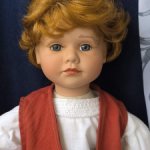 Фарфоровая кукла мальчик Германия 90е