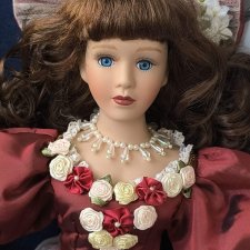 Фарфоровая кукла Германия 90е