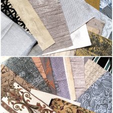 Набор лоскутов ткани для кукол