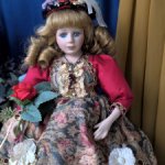 Коллекционная фарфоровая кукла Kate