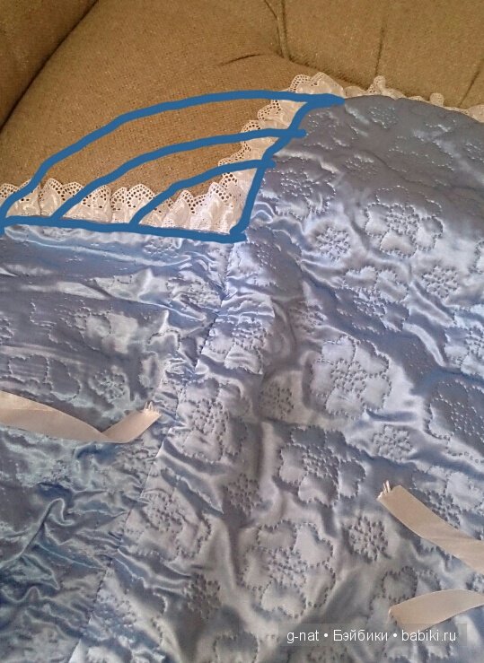 Люлька из конверта — Аксессуары для кукол своими руками: идеи (фото 4)