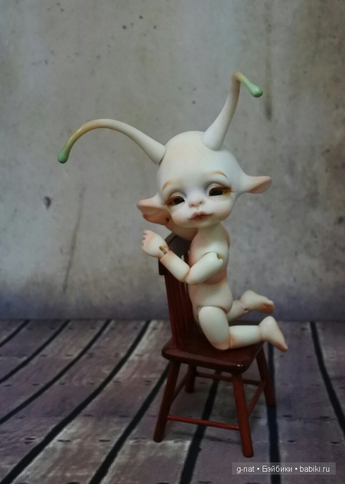 Улитка стала человечком — Гибридизация кукол BJD (БЖД): пересадка головы (фото 7)