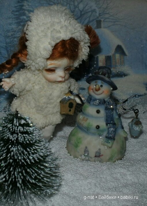 Счастливого Рождества — Гибридизация кукол BJD (БЖД): пересадка головы (фото 4)