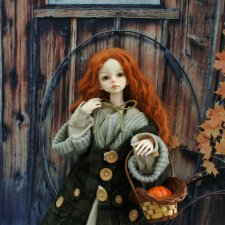 А у осени волосы рыжие