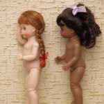 Сравнение тел кукол Madame Alexander формата 8 дюймов, 20 см