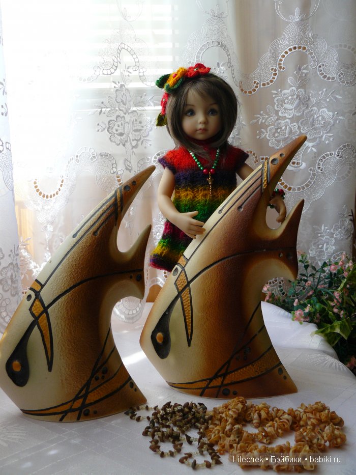 Прогулка... на балконе, или новые платья для девочек Д. Эффнер