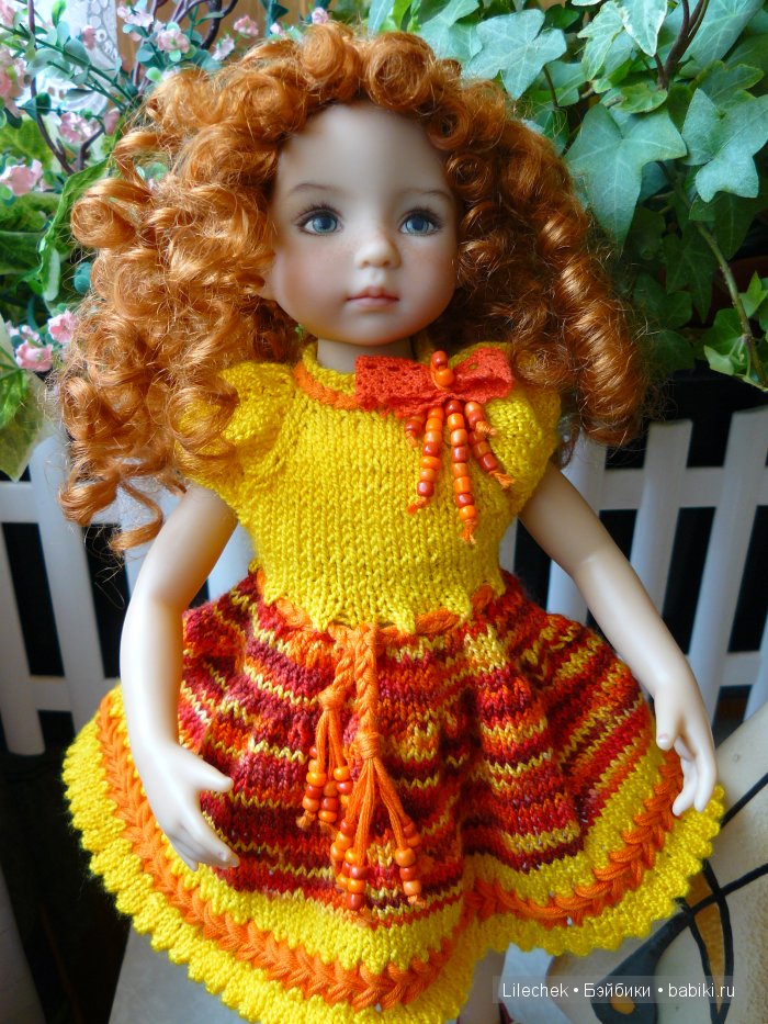 Прогулка... на балконе, или новые платья для девочек Д. Эффнер