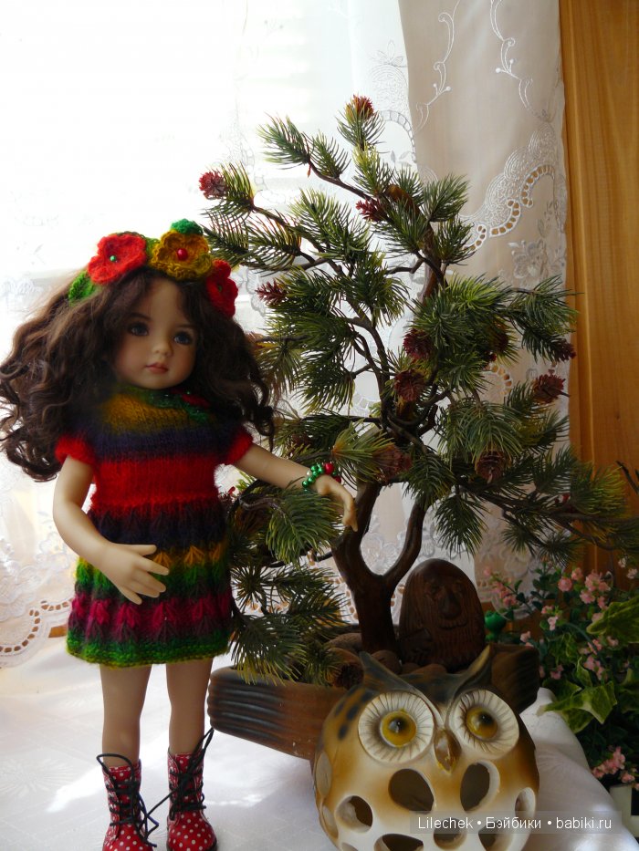 Прогулка... на балконе, или новые платья для девочек Д. Эффнер