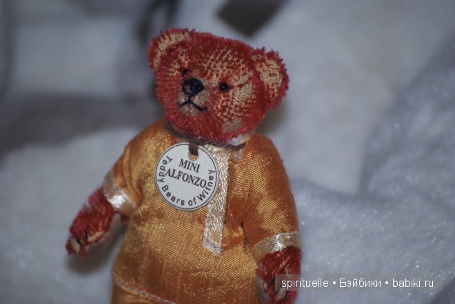 Мишки Тедди Штайф, Steiff, история появления. Медвежонок "Альфонсо"