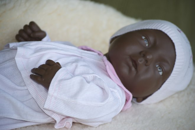 Очень любимая, старенькая малышка или немного винтажа у меня дома. Кукла-пупс итальянской фирмы "EFFE" (фото 4)