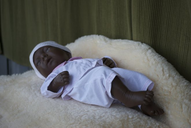 Очень любимая, старенькая малышка или немного винтажа у меня дома. Кукла-пупс итальянской фирмы "EFFE"