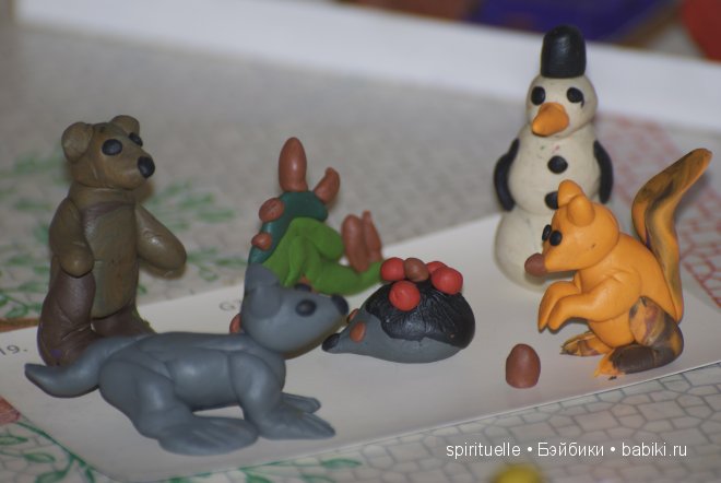 Я леплю из пластилина мишку,зайку и машину (фото 10)