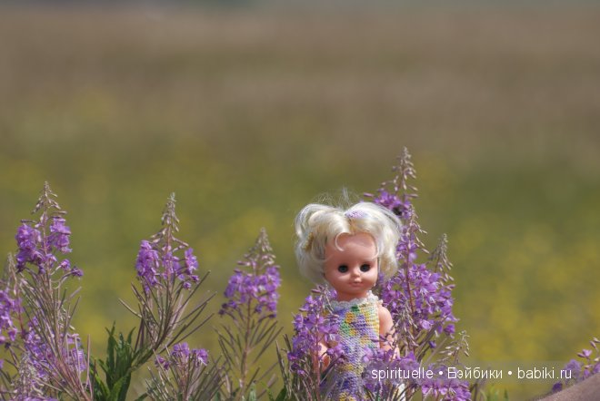 Наши куклы на даче или еще немного лета