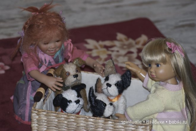 Ну очень неожиданный день в жизни моих куклодочек! Большой переполох или тук-тук, откройте