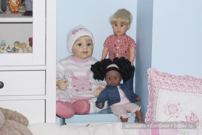 Сравнение Ханны-принцессы (Gotz Hannah Princess) и Марии (Gotz Maria)