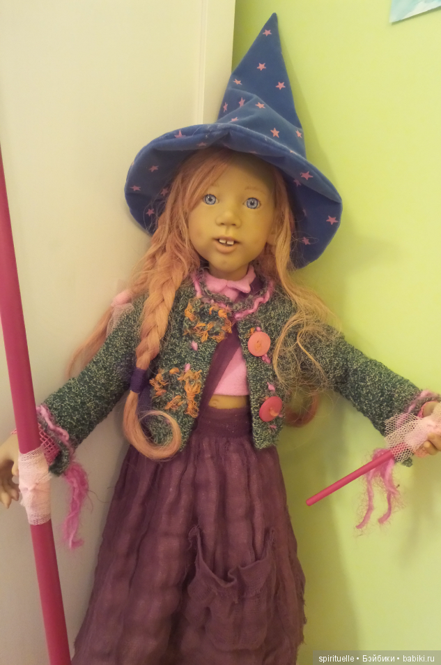 Коллекционная кукла Ведьма Пинки Пли... или необычная кукла Pinki Pli от Annette Himstedt