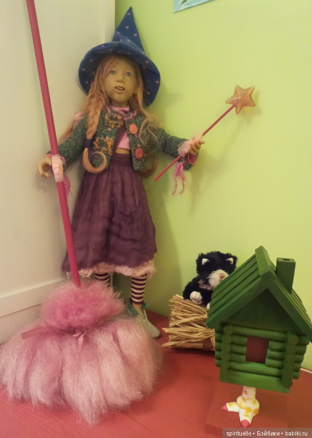 Коллекционная кукла Ведьма Пинки Пли... или необычная кукла Pinki Pli от Annette Himstedt