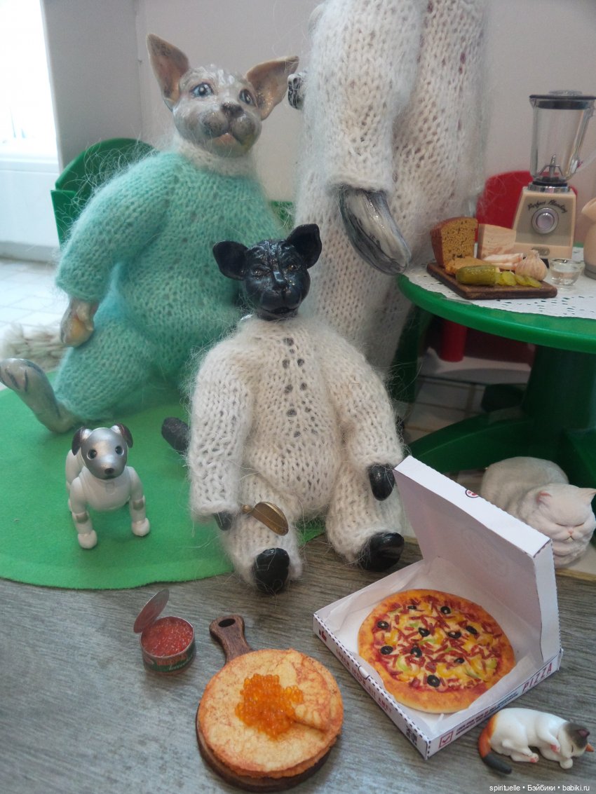 Обычный день одной кошки и одной собаки