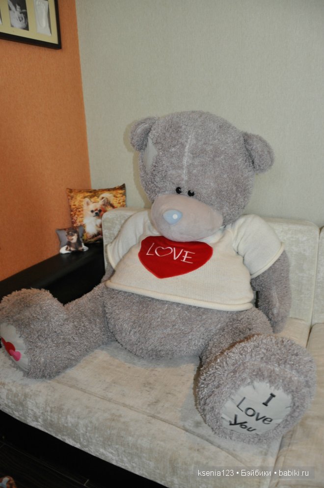 Мишка Жора, рост 113 см! Самый большой житель моей коллекции!