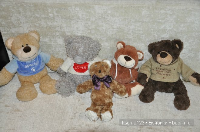 Покупные и авторский мишки ростом от 20 до 30 см!!