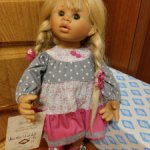 Кукла  Виттель  Лили  2018год  Шильдкрет