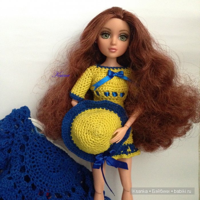 Вязаный комплект для Сонечки. Куклы Moxie Teenz (фото 10)
