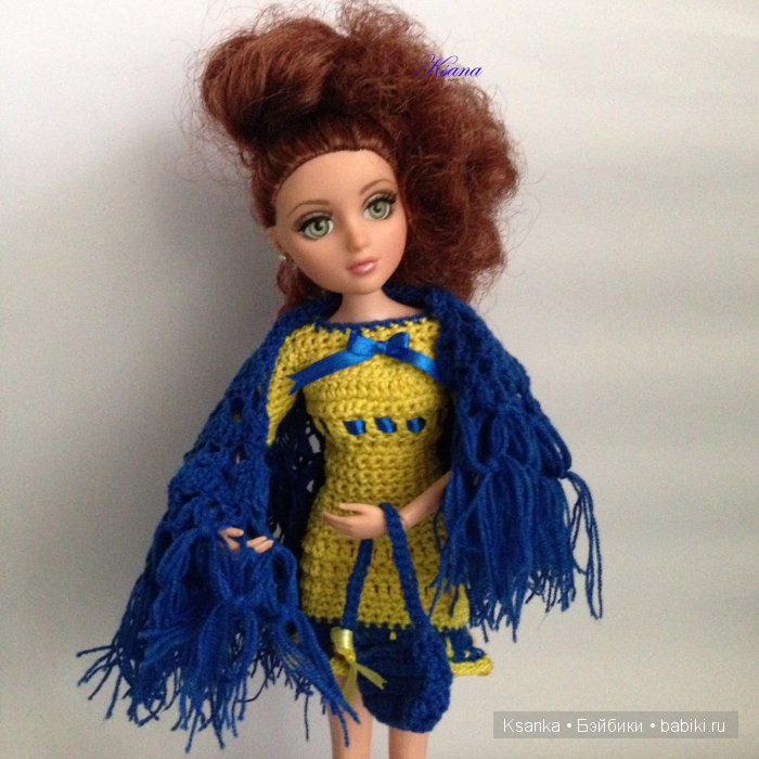 Вязаный комплект для Сонечки. Куклы Moxie Teenz