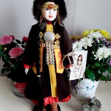 Авторская куколка Туяры Дегтяревой: якутяночка Куннэй