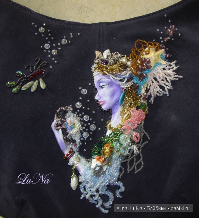 Сумка "Морская Царевна" по мотивам картины Жозефины Уолл (фото 2)