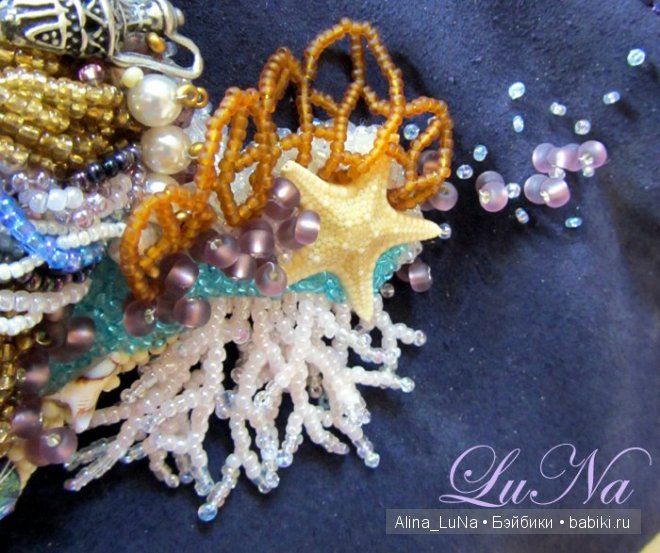 Сумка "Морская Царевна" по мотивам картины Жозефины Уолл (фото 4)