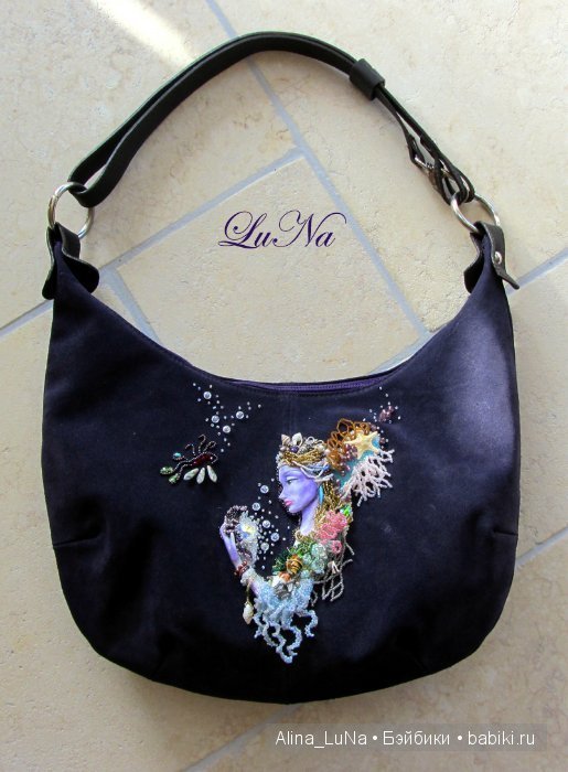Сумка "Морская Царевна" по мотивам картины Жозефины Уолл (фото 6)