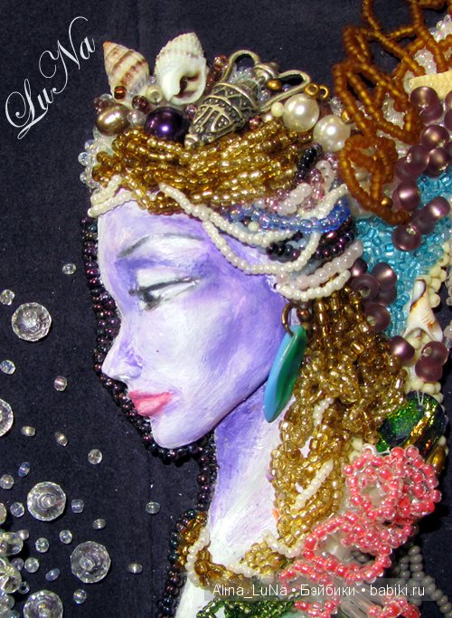 Сумка "Морская Царевна" по мотивам картины Жозефины Уолл