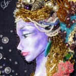 Сумка "Морская Царевна" по мотивам картины Жозефины Уолл