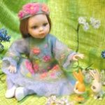 Предвестница лета. Самодельный наряд для куклы из авторской ткани