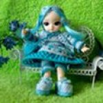 Новые образы кукляшек Ai (образ "Голубая роза)