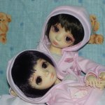 Мои близняшки Ран и Рен (bjd Dollzone Sis)